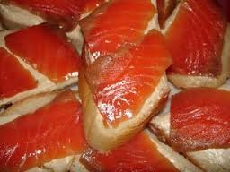 Бутерброд с красной рыбой coochelper.ucoz.com