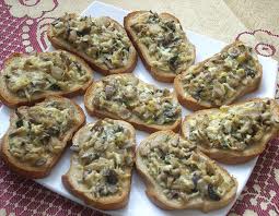 Бутерброды с шампиньонами и сыром coochelper.ucoz.com