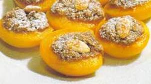 Запеченные персики, фаршированные миндалем coochelper.ucoz.com