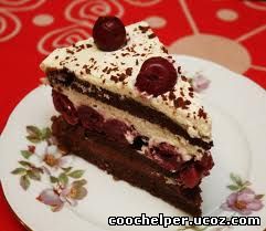 Шоколадный торт с вишней coochelper.ucoz.com