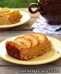 Яблочный пирог с йогуртом и овсяными хлопьями coochelper.ucoz.com