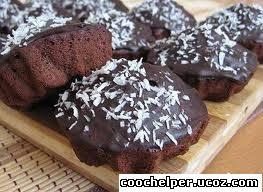 Шоколадные маффины с кокосом coochelper.ucoz.com