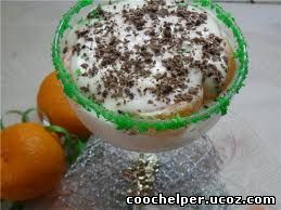 Десерт «Мандарины в белом» coochelper.ucoz.com