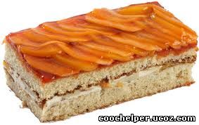 Фруктовый тортик «Сладкий персик» coochelper.ucoz.com