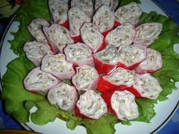 Кальмары, фаршированные рисом и крабовыми палочками coochelper.ucoz.com